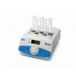 Dry block heater digital ambient +5 to 130°C holds 1 interchangeable block