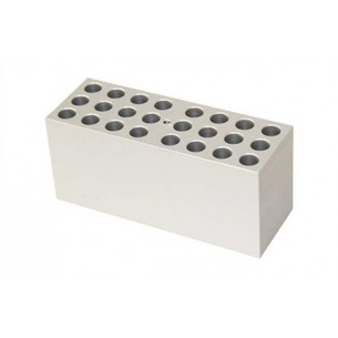 Interchangeable block for QBD & QBH for 24 x Ø 10mm test tubes