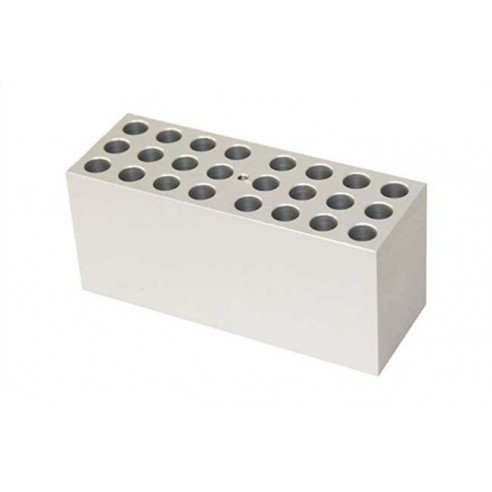 Interchangeable block for QBD & QBH for 24 x Ø 10mm test tubes