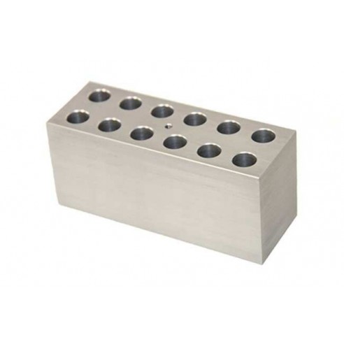 Interchangeable block for QBD & QBH for 12 x Ø 13mm test tubes