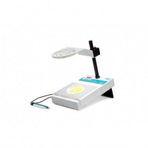 DOT - Manual Colony Counter  With 120 mm magnifying glass with light