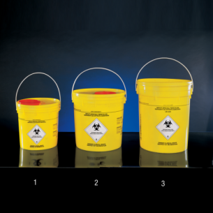 CONTENEDOR SEGURIDAD 25 LITROS  10uds