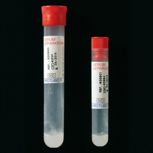 TUBO SUERO 4ML PP GEL  12X100uds
