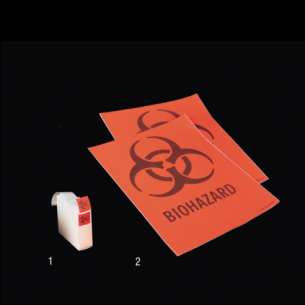 ETIQ.SEÑALIZACION 25X25 EN ROL  500uds