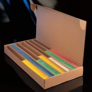 ARCHIVADOR CARTON CASETTES  18uds