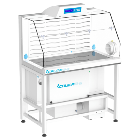 CABINAS PARA PESAJE DE POLVO CRUMA W2 con módulo de filtración de carbón incorporado