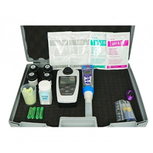 Maletín LEGIONELLA incluye: Turbidímetro TN3025 y multiparamétrico pH y conductividad (PCT5).