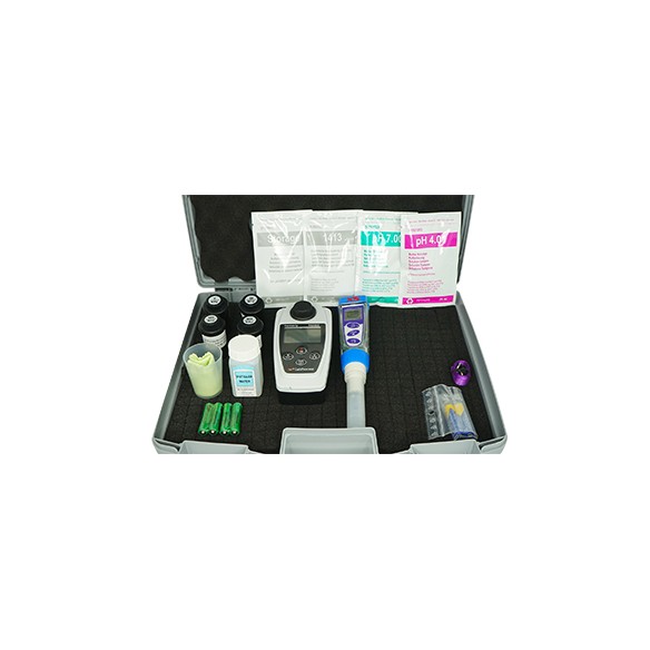 Maletín LEGIONELLA incluye: Turbidímetro TN3025 y multiparamétrico pH y conductividad (PCT5).