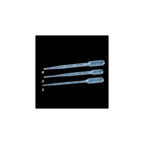 PIPETA PASTEUR GRAD. 1,5ML  6X500uds