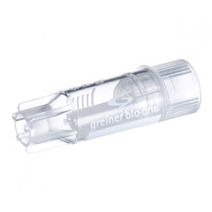 Cryo.s™Criotubo 1 ml,12,5 x 42 mm,base estrellada, fondo conico, tapon rosca interna, graduacion,zona escritura, esteril 100 uds