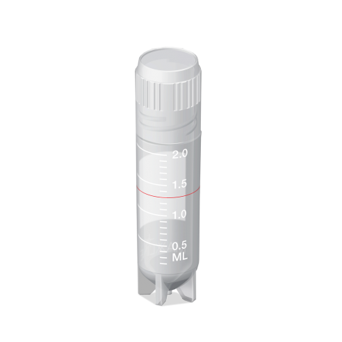 Expell cryo tube 2,0mL, non-sterile, bulk, case with 2x500 pcs (tubes) and 1x 1000 pcs (caps)