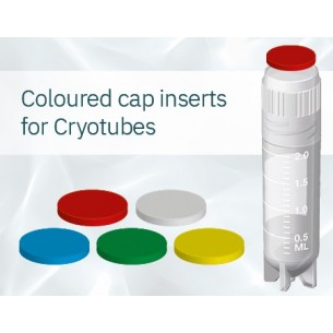 Colored insert for Expell cryo tubes, green, bag, 500 pcs.