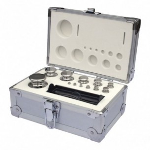 CP-210 CR/M1-Estuche pesas M1 cromado de 1 g a 100 g