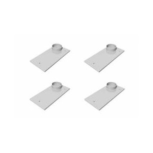 Kit de pletinas de anclaje acero inoxidable (4u.)