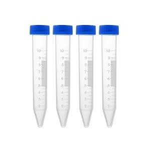 TUBO PP 10ML Ø16x100MM CONICO,GRADUADO, TAPON *