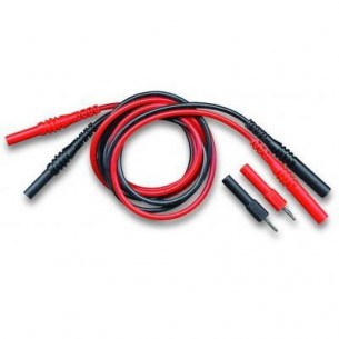 PAIR OF HV CABLES WITH 4MM HV PLUG