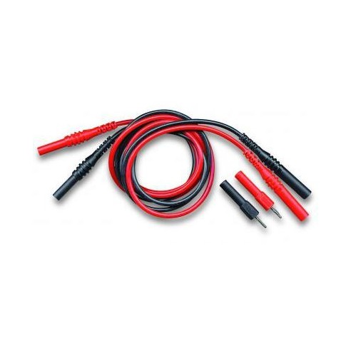 PAIR OF HV CABLES WITH 4MM HV PLUG