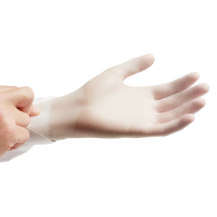 Guantes Vinilo Naturflex s/polvo  Talla L  c/10x100