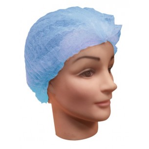 Gorro Redondo PP Azul Plegado Acordeon C/100x10