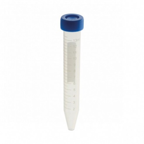 Tubos de centrífuga graduados con tapón de rosca, 15 ml, PP, 10 x 100 uds