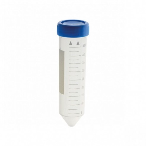 Tubos de centrífuga graduados con tapón de rosca, 50 ml, PP, estéril en bolsa unitaria, 10x50 uds
