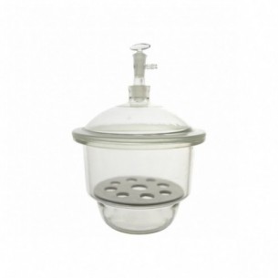 Desecador para vacío con placa porcelana, 210 mm, LBG N