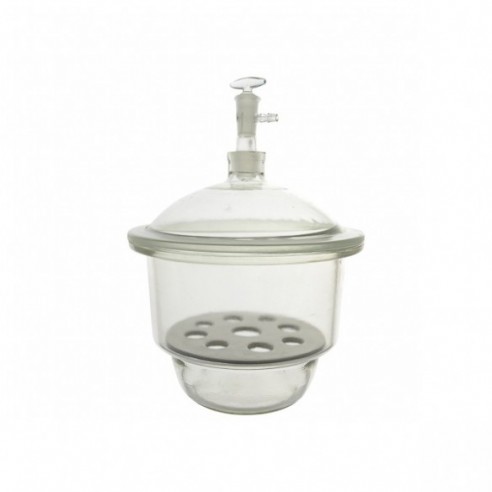 Desecador para vacío con placa porcelana, 210 mm, LBG N