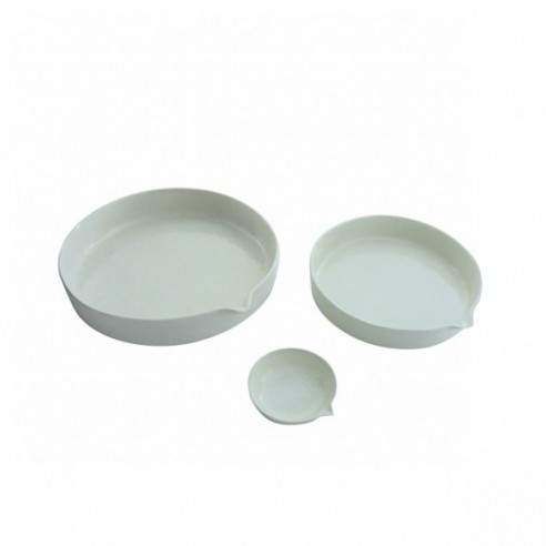Cápsula de evap. fondo plano, 1000 ml, porcelana Premium Line