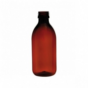 Frasco de PET ámbar boca PP28, 120 ml, 187 ud