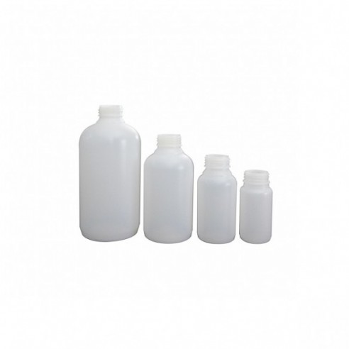 Frasco de HDPE cuello ancho, D34, 1000 ml, 5 uds
