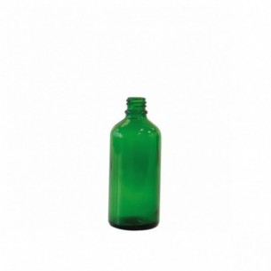 Frasco de vidrio verde boca estrecha, DIN-18, 10 ml, 192 uds