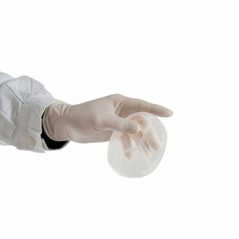 Guantes de examen desechables de látex, No estériles, con polvo, talla L (8-9), 100 uds