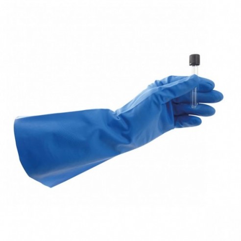 Guantes de nitrilo reutilizables, talla L, 1 par