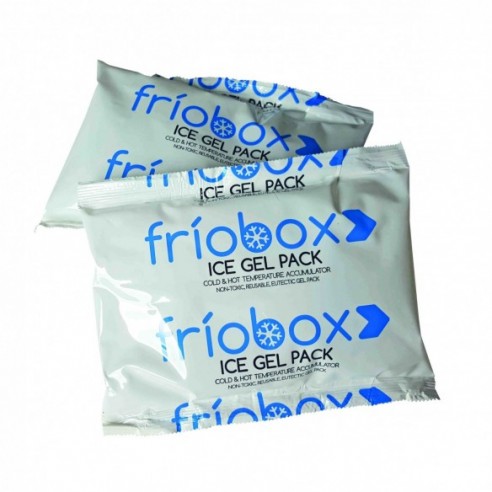 Acumulador de frío flexible para temperaturas positivas, 250 gr, 6 uds