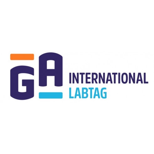 Cryo DTermoTM – DYMO-Compatible Cryogenic Labels   0.35" / 9mm (circle) (2 across)  -  white  1 roll  2,000 labels/ roll